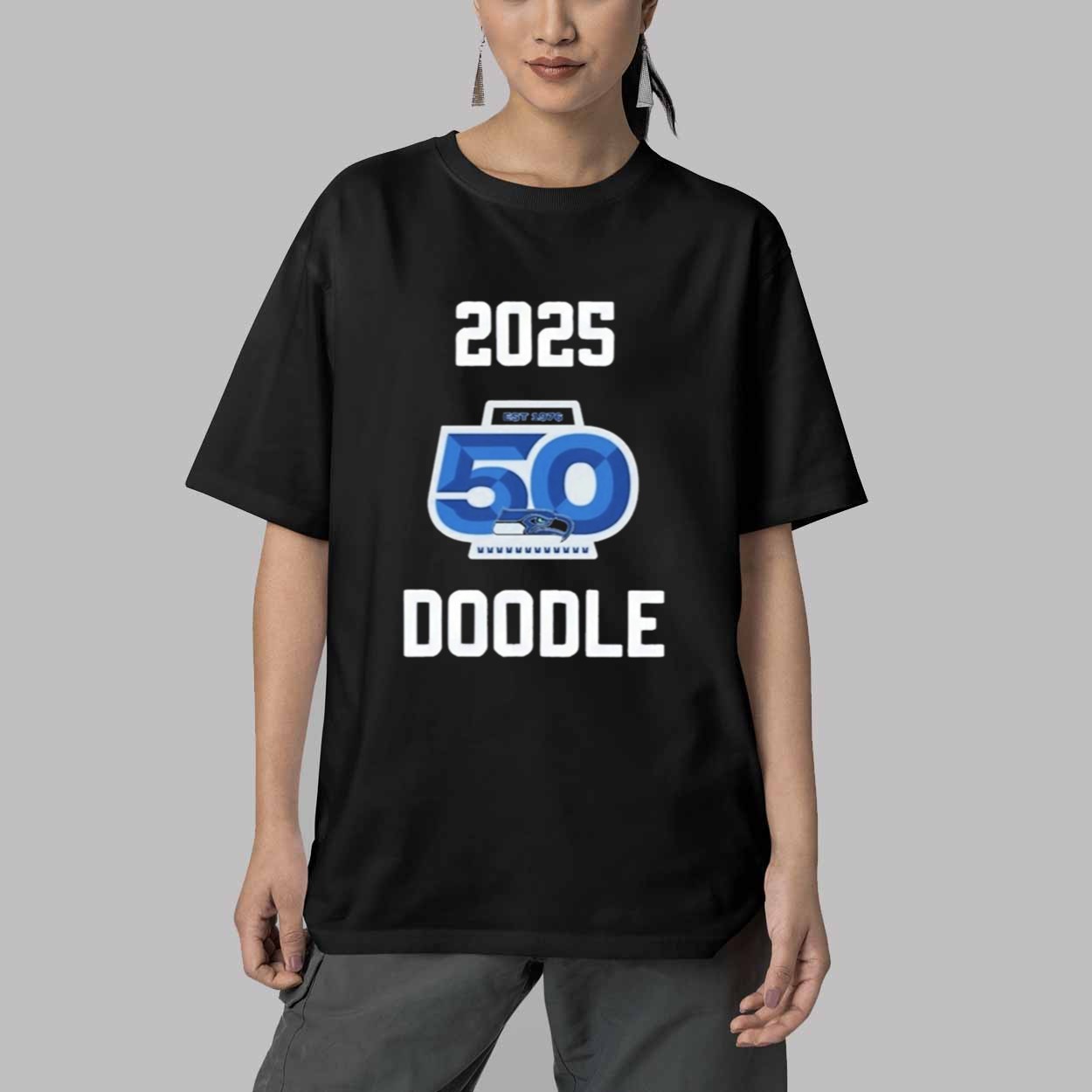 Seahawks 2025 EST 1976 Doodle Shirt 5 Seahawks 2025 EST 1976 Doodle Shirt 5