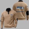 Seahawks Since 1974 Quarter Collared Sweatshirt 4 Seahawks Since 1974 Quarter Collared Sweatshirt 2