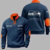 Seahawks Since 1974 Quarter Collared Sweatshirt 5 Seahawks Since 1974 Quarter Collared Sweatshirt 3