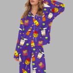 Spicy Snacks Silky Satin Pajama Set