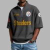 Steelers EST 1933 Quarter Zip Shirt 1