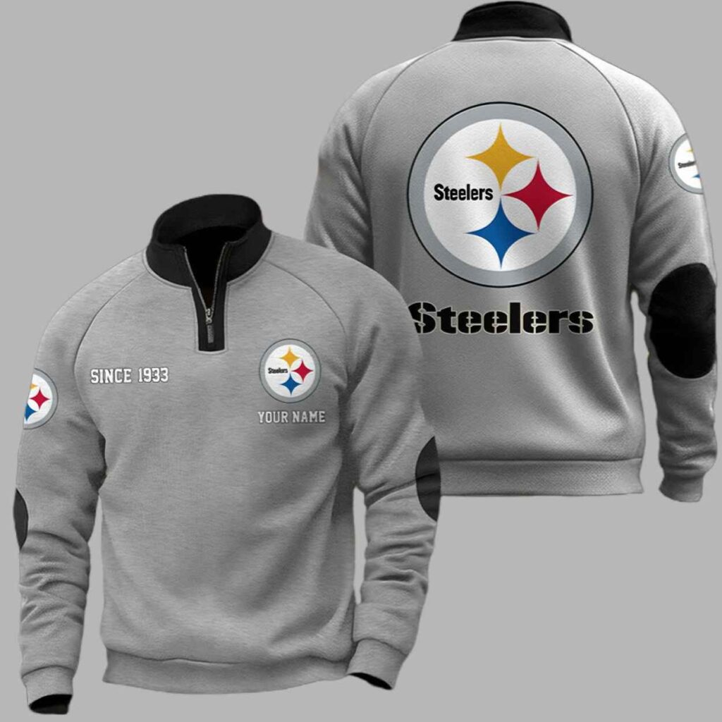 Steelers Since 1933 Quarter Collared Sweatshirt 3