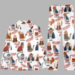 Stranger Cats Pajama Set