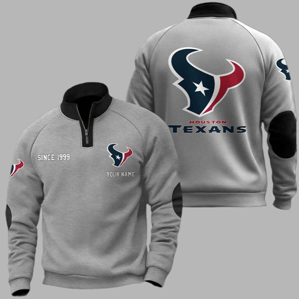Texans Since 1999 Quarter Collared Sweatshirt 3
