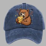 Unisex Bears Eating Cheese Football Lover Print Hat