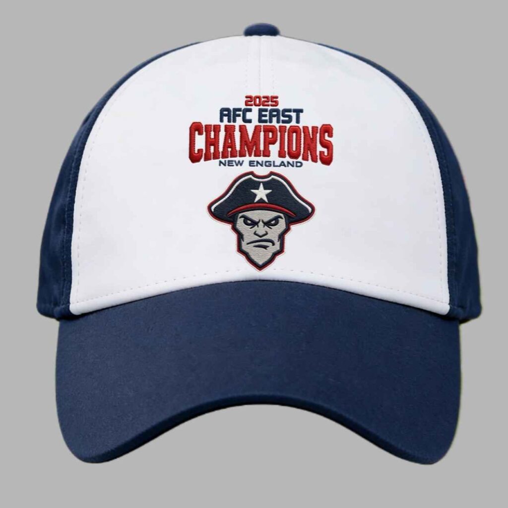 Unisex Football Patriots 2025 AFC East Champions Print Hat 2