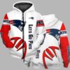 Unisex Patriots Printed Bold Zip Hoodie Set 2