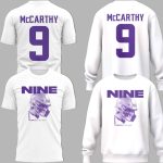 Vikings JJ McCarthy Nine Purple Shirt