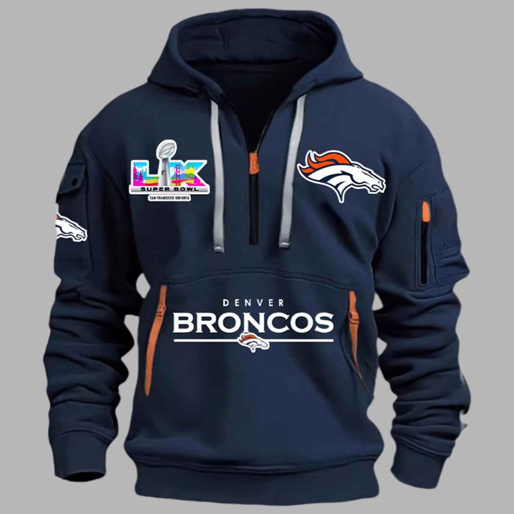 2025 Broncos LX Quarter Zip Hoodie 2