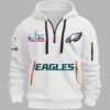 2025 Eagles SB LX Quarter Zip Hoodie 2