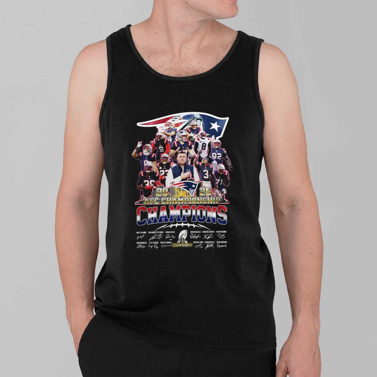 2025 Patriots AFC Champions Shirt 3 2025 Patriots AFC Champions Shirt 3