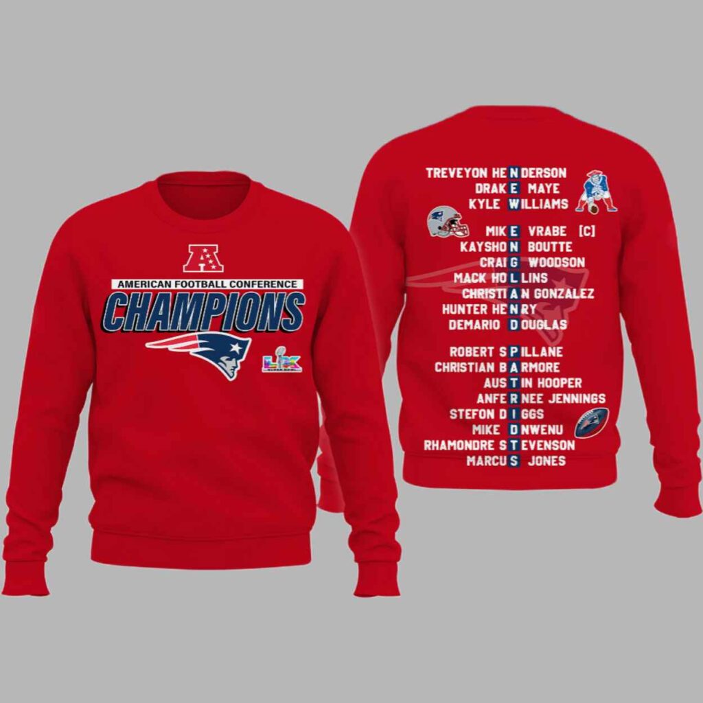 2025 Patriots NFC Champions Limited Edition Shirt 2