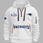 2025 Patriots SB LX Quarter Zip Hoodie