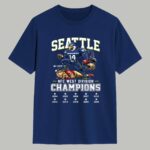 2025 Seahawks NFC West Division Champions Shirt