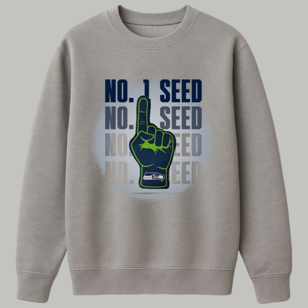 2025 Seahawks No1 Seed Shirt 3