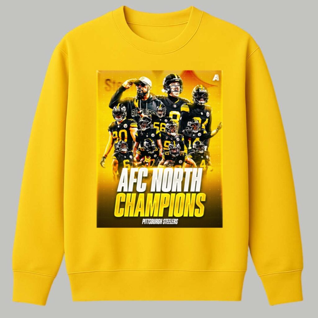 2025 Steelers AFC North Champions Shirt 3
