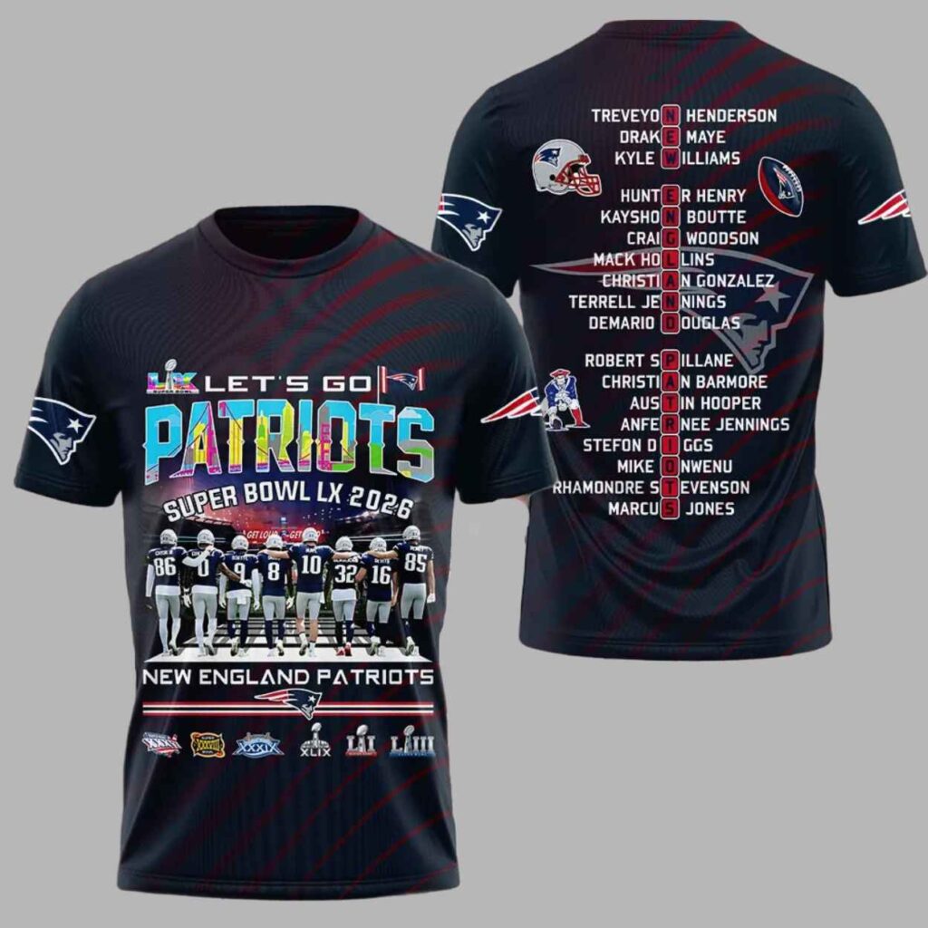 2026 Patriots SB LX Limited Shirt 2 2026 Patriots SB LX Limited Shirt 2