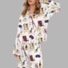 Apres Ski Champagne Season Silky Satin Pajama Set 1