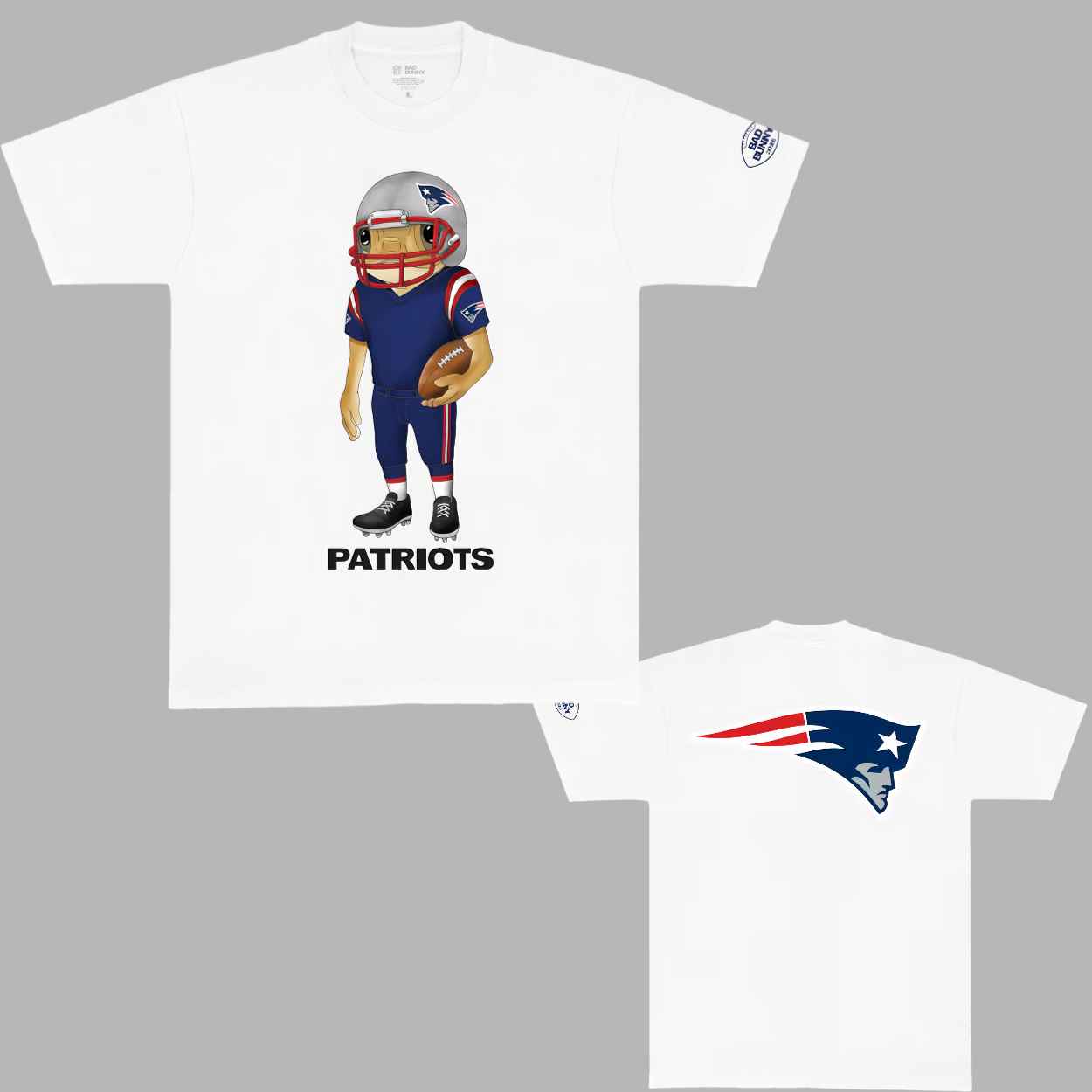 Bad Bunny x Patriots Concho T-Shirt 2 Bad Bunny x Patriots Concho T Shirt 2