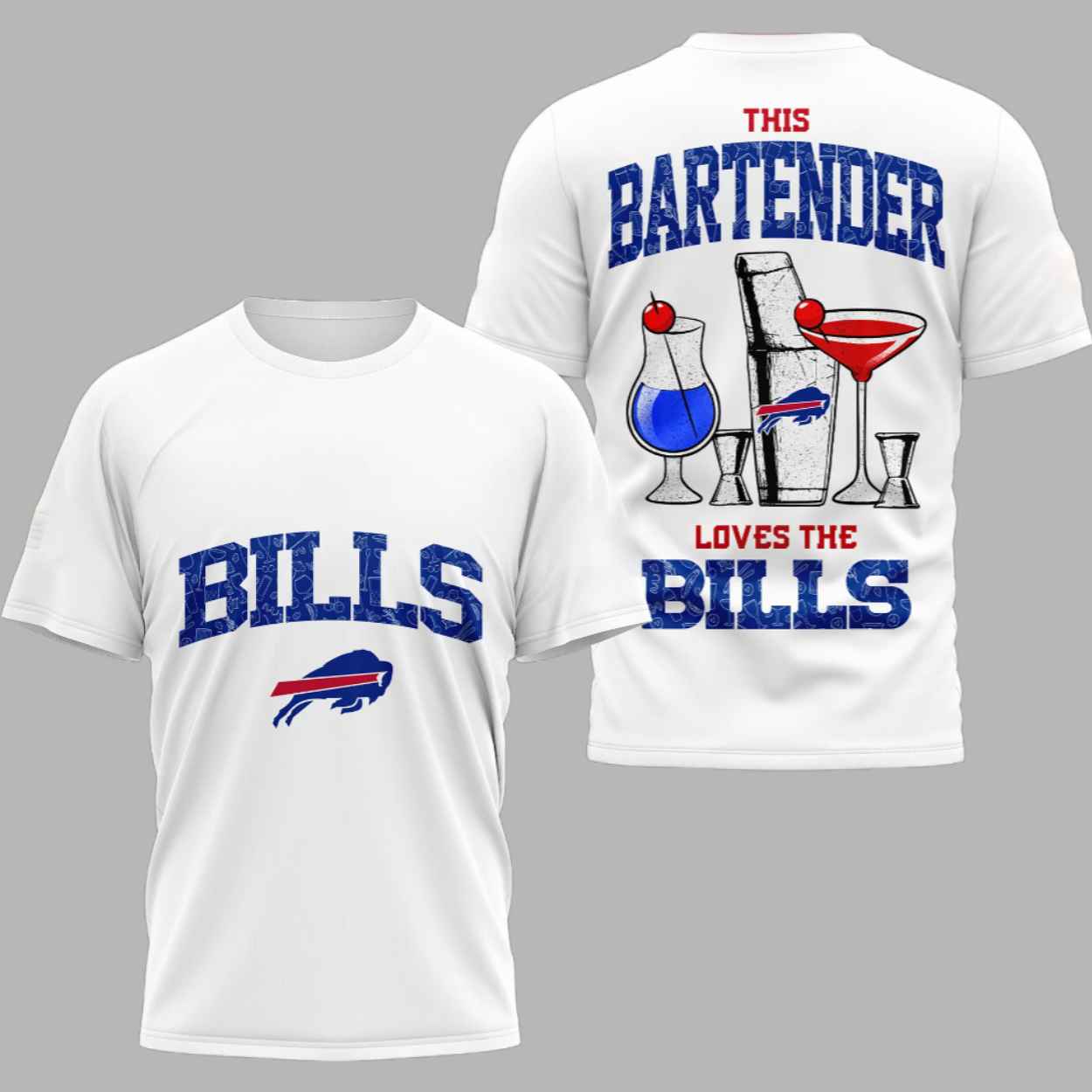 Bills This Bartender Fan 3D Shirt 1 Bills This Bartender Fan 3D Shirt 1