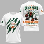 Damn Right I Am A Hurricanes Fan 3D Shirt