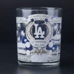 Dodgers 143th Anniversary 1883-2026 Engraved Whiskey Glass
