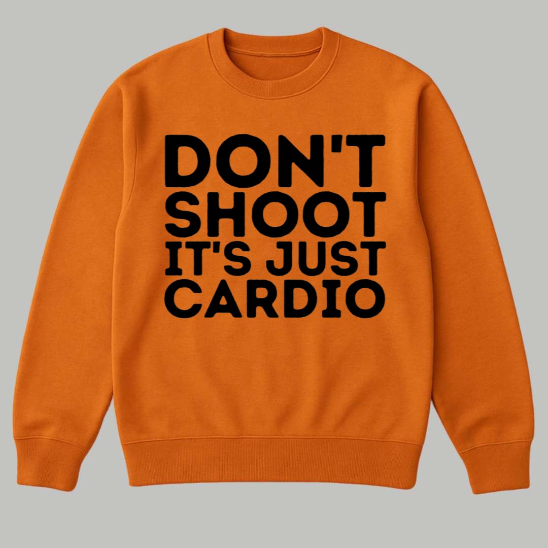 Don't Shoot It's Just Cardio Shirt 2 Don't Shoot It's Just Cardio Shirt 3
