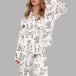 Horse Girl Silky Satin Pajama Set
