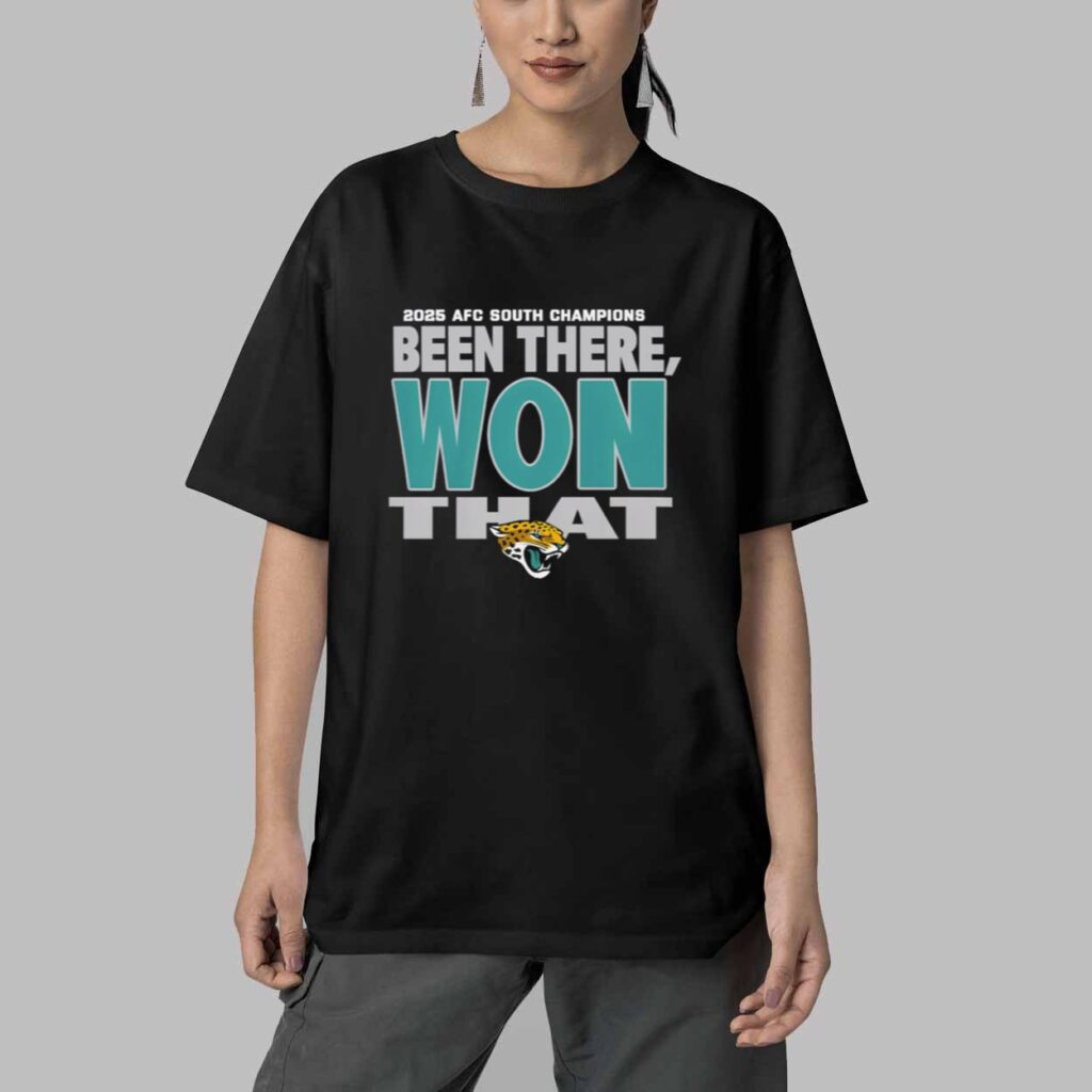 Jaguars 2025 AFC South Champions Been There Won That Shirt 5