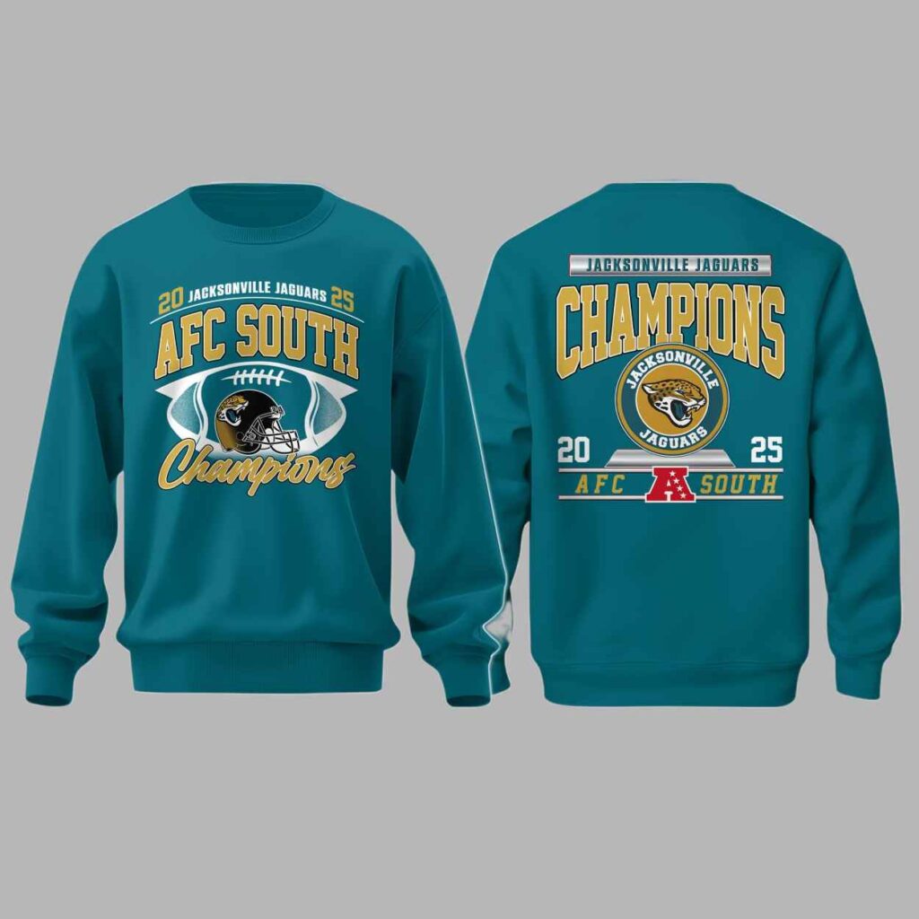 Jaguars 2025 AFC South Champions Shirt 2