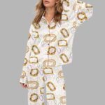 King Cake Silky Satin Pajama Set