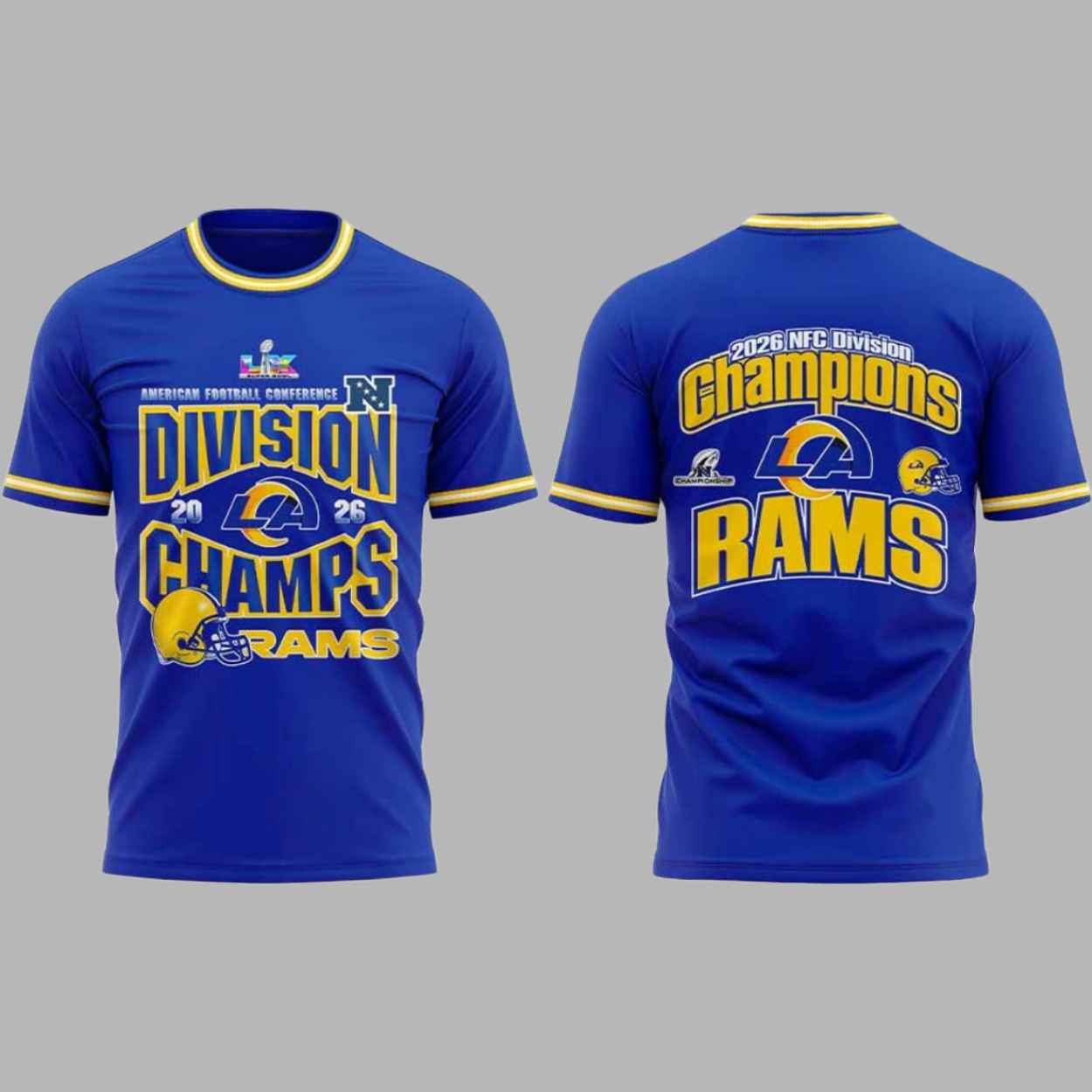 LA Rams 2026 NFC Division Champions Shirt 1 LA Rams 2026 NFC Division Champions Shirt 1
