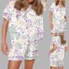 Mardi Gras Carnival Silky Satin Pajama Set 2