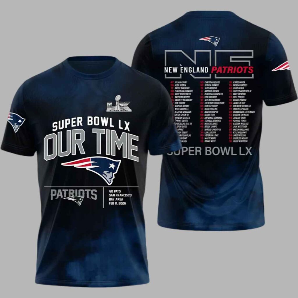 NE Patriots SB LX Our Time Limited Shirt 2