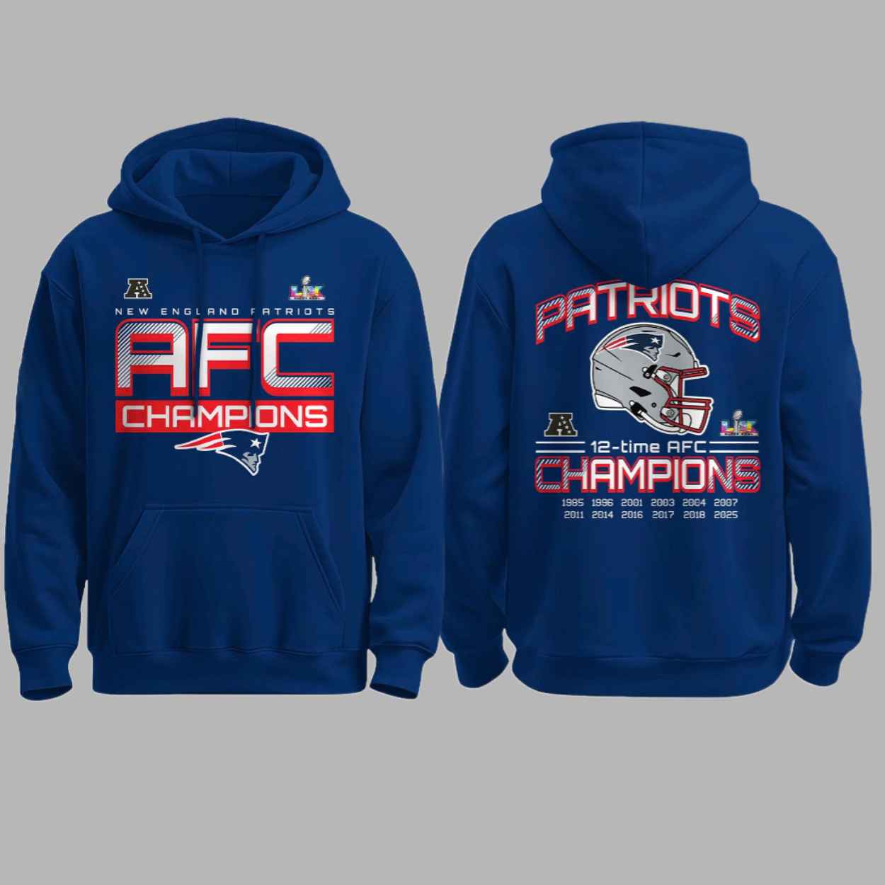 New England Patriots 2025 AFC Champions T-shirt 2 New England Patriots 2025 AFC Champions T shirt 2