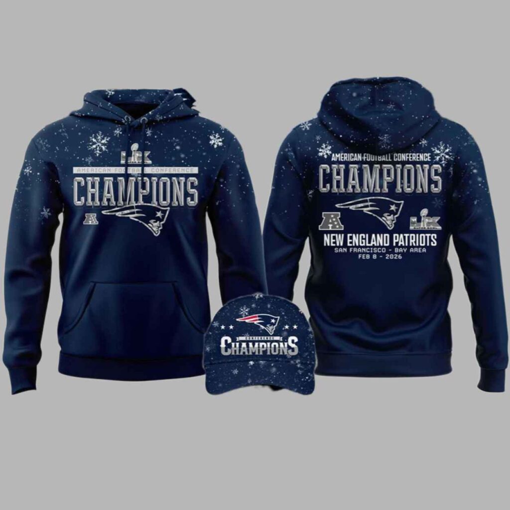 New England Patriots 2025 AFC Conference Champions T shirt 2