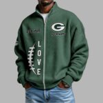 Packers EST 1919 Waffle Half Zip Sweatshirt