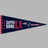Patriots 2026 SB LX Bound Pennant Flag 1