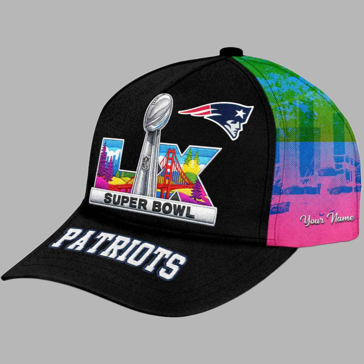 Patriots 2026 SB LX Custom Name Classic Cap 1 Patriots 2026 SB LX Custom Name Classic Cap 1