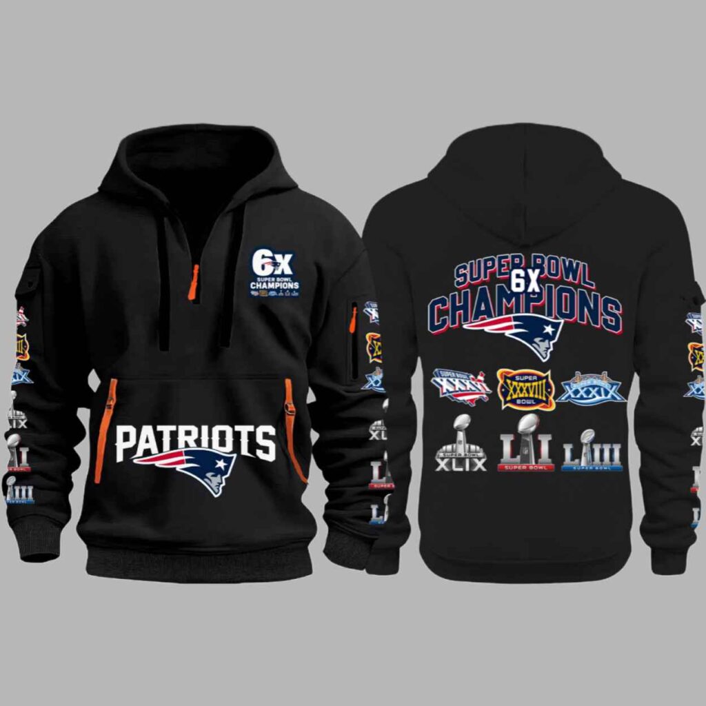 Patriots 6x SB Champions Patch Throwback Limited Edition New Jacket 2