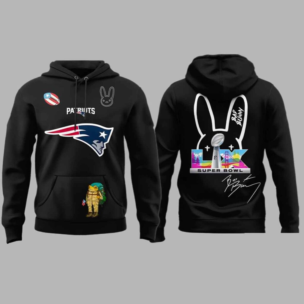 Patriots x Bad Bunny SB 2026 Hoodie 2