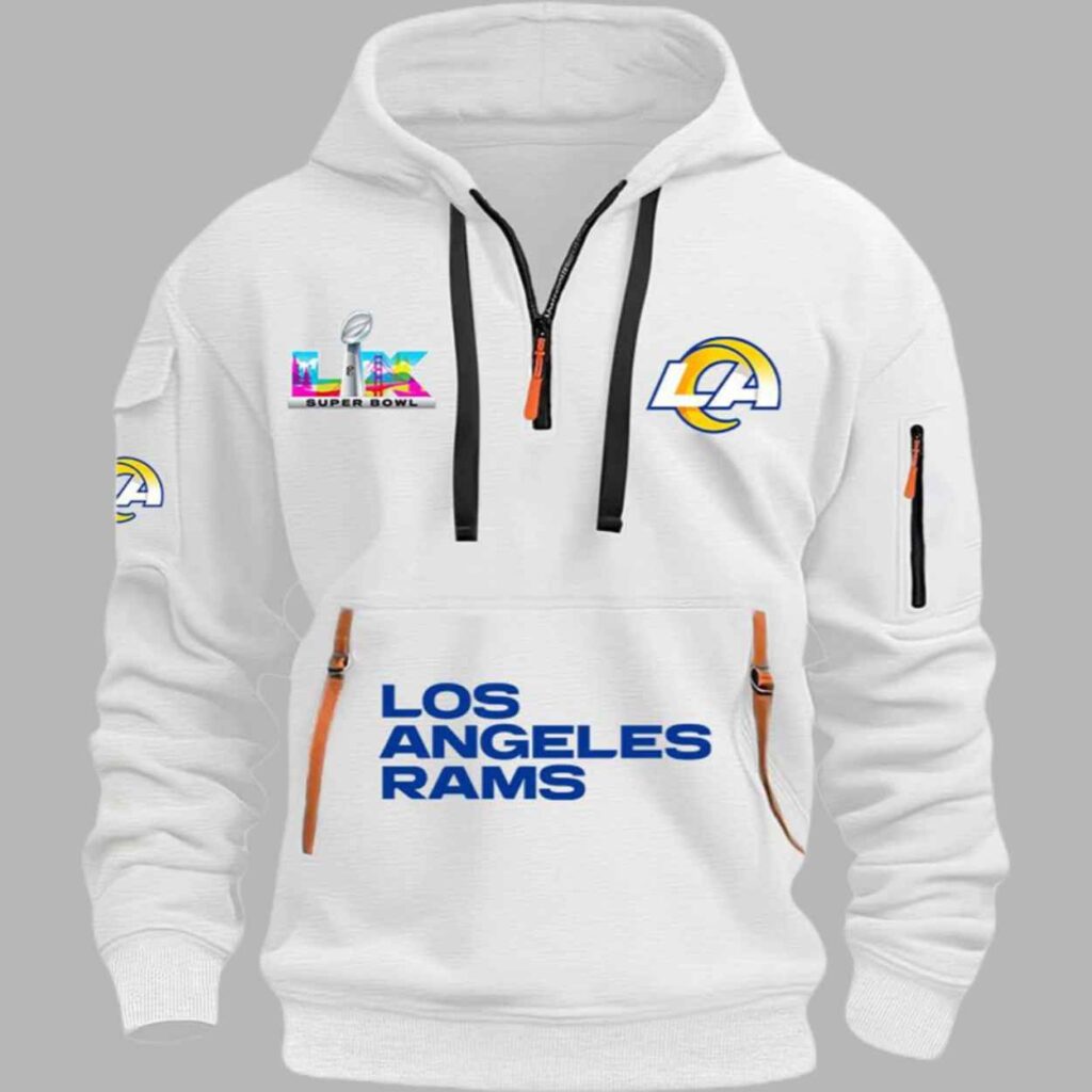 Rams SB 2026 LX Quarter Zip Hoodie 2