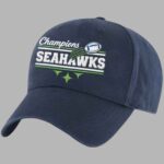 Retro Seahawks Champions Football Printed Hat