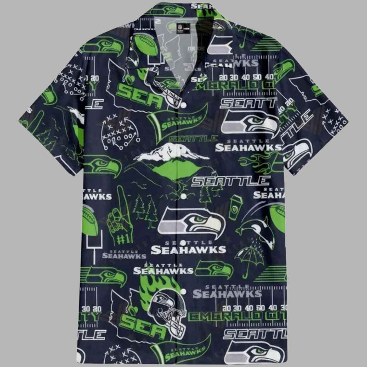 Seahawks Football Hawaiian Shirt 1 Seahawks Football Hawaiian Shirt 1