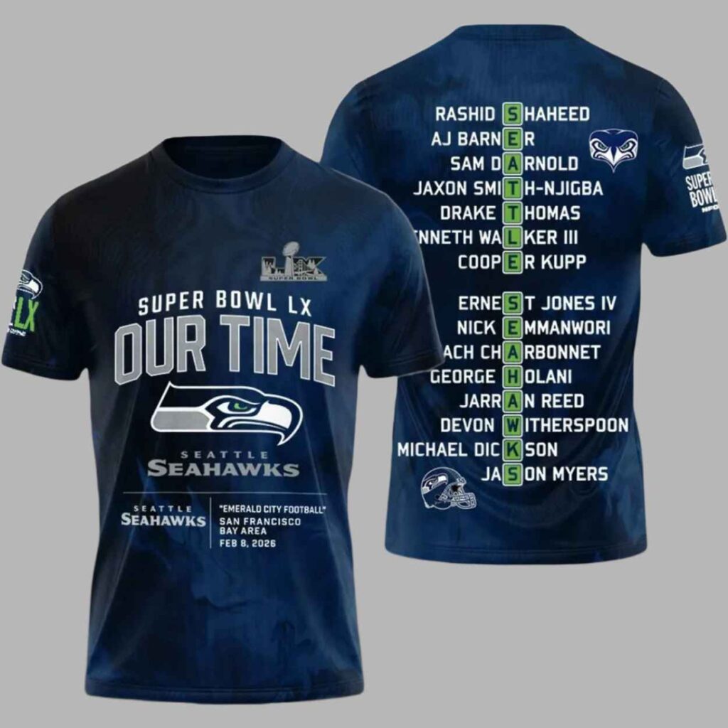 Seahawks SB LX Our Time Shirt 1