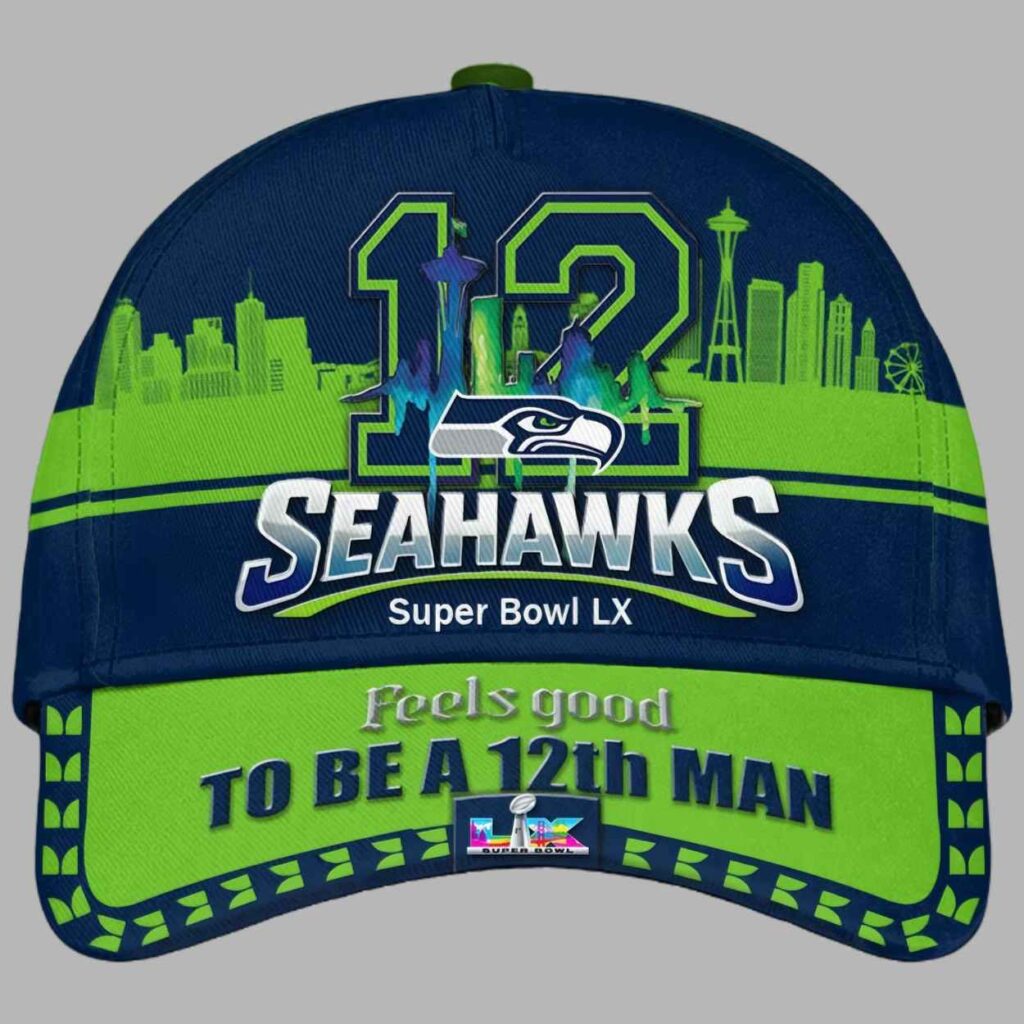 Seahawks SB LX To Be As 12th Man Hat 2