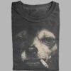 Smoking Chihuahua T shirt 1