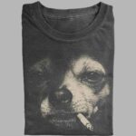 Smoking Chihuahua T-shirt