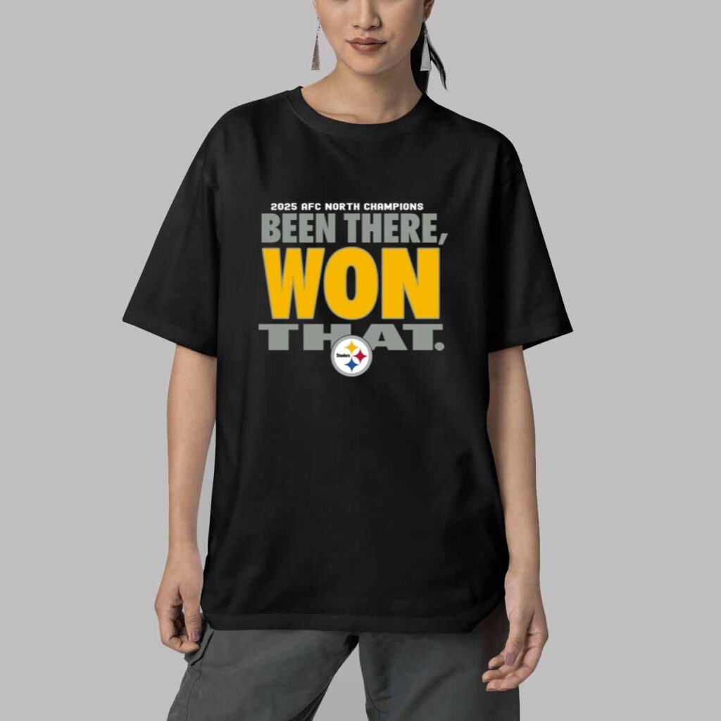 Steelers 2025 AFC North Champions Been There Won That Shirt 5