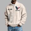 Texans EST 1999 Waffle Half Zip Sweatshirt 5 Texans EST 1999 Waffle Half Zip Sweatshirt 3